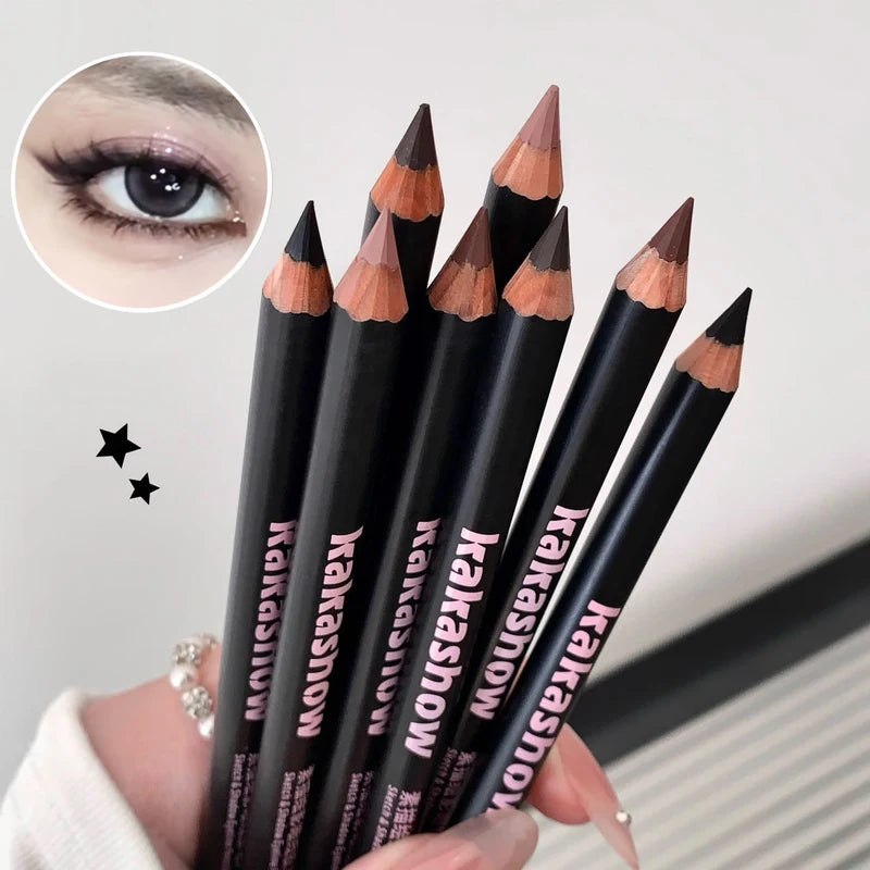 Long-Lasting Waterproof Matte Eyeliner Pencil - Smudge-Proof Eye Makeup