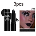 Matte Black Lipstick - Long-Lasting Waterproof Gothic Lip Makeup for Parties