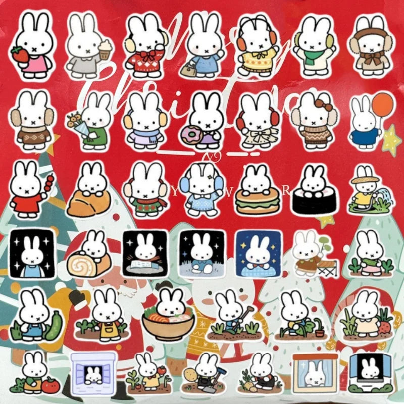 Cute Water Cup Stickers for Phone Cases Notebook Laptop Waterproof Decor - Miffy Style