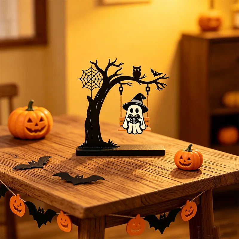 Halloween Decorative Iron Art Ornament - DIY Folding Home Decor