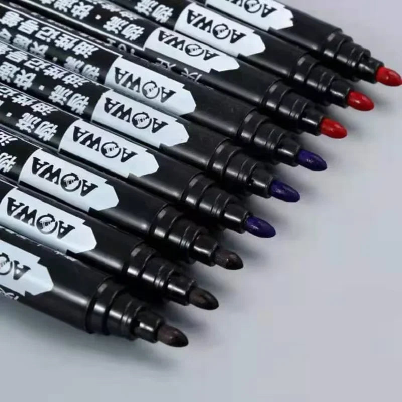 Permanent Waterproof Paint Marker Pen Set - Quick Drying Oily Surface Markers