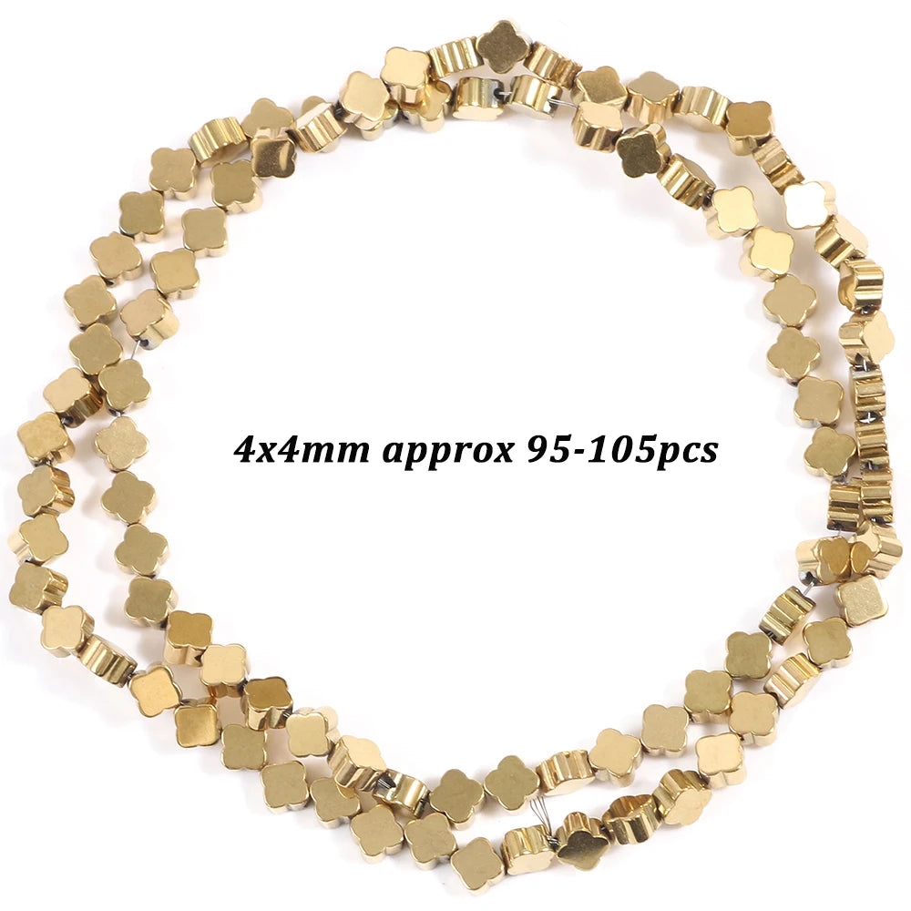 Natural Stone AAA+ Hematite Spacer Beads for Jewelry Making 15''