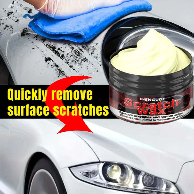 Car Scratch Removal Wax Kit for Minor Paint Repair - Easy Polish for All Vehicles