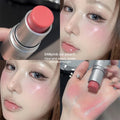 3-in-1 Highlighter Stick for Dewy Finish, Contour & Blush, Natural Glow Makeup