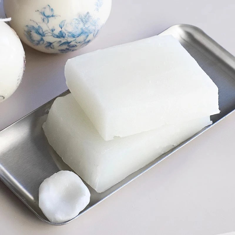 Korean Microcrystalline Soft Wax Block for Aromatherapy & Candle Making - 1kg Additive