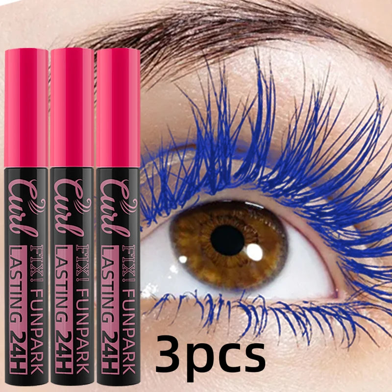 Waterproof Colorful 3D Eye Mascara Set - Long Lasting Lash Extension for Women