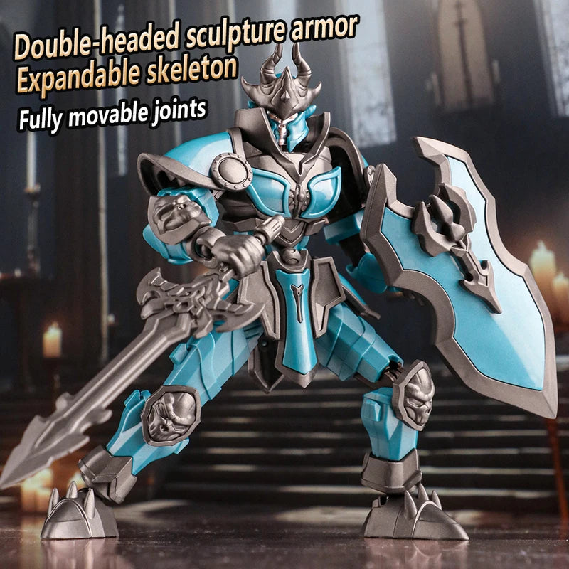 Lucky 13 Movable Joint Doll King Arthur Lich King Knight Robot Model Toy for Boys