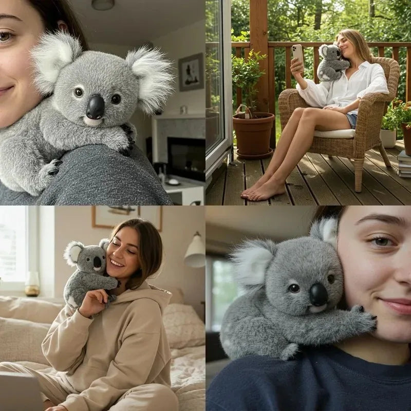 Plush Animal Toy Bag Pendant - Koala Panda Polar Bear Support Pillow