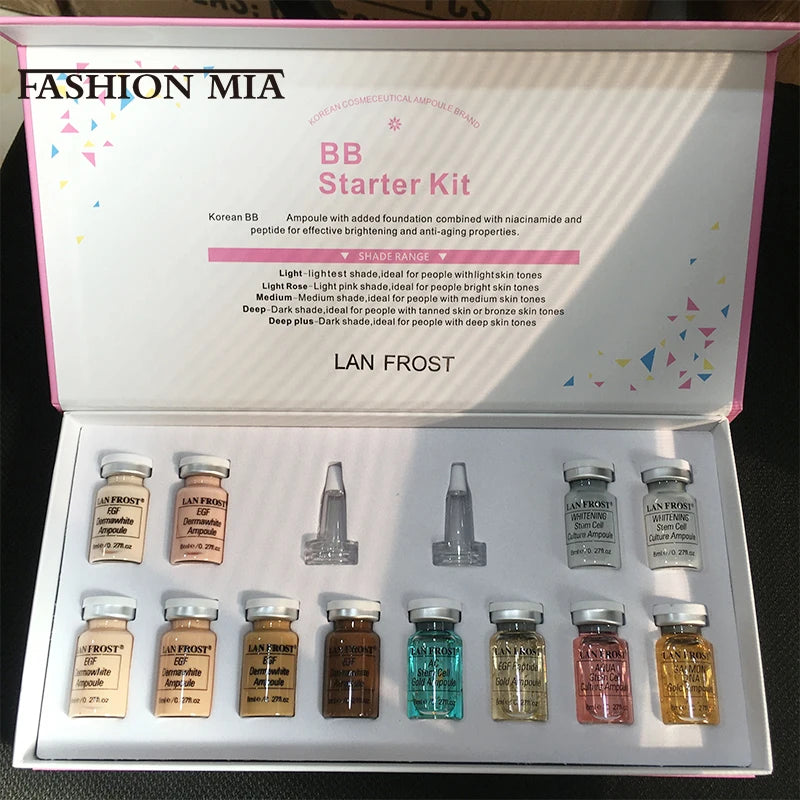 Korea BB Cream Glow Pigment Foundation & Concealer Kit - Long-Lasting Moisturizing Skin Care