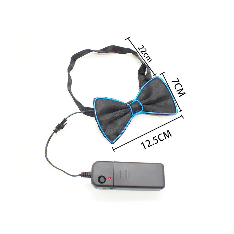 LED Luminous Bow Tie - Cool Light Party Props for Nightclub & KTV