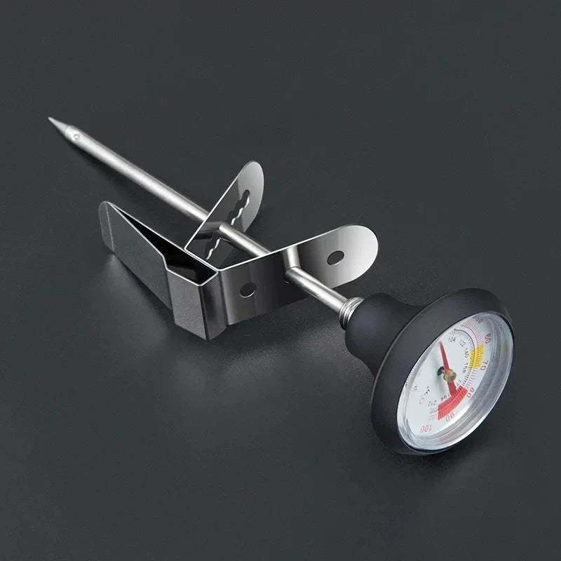Stainless Steel Coffee Thermometer Probe 0-100°C for Brewing & Milk Frothing