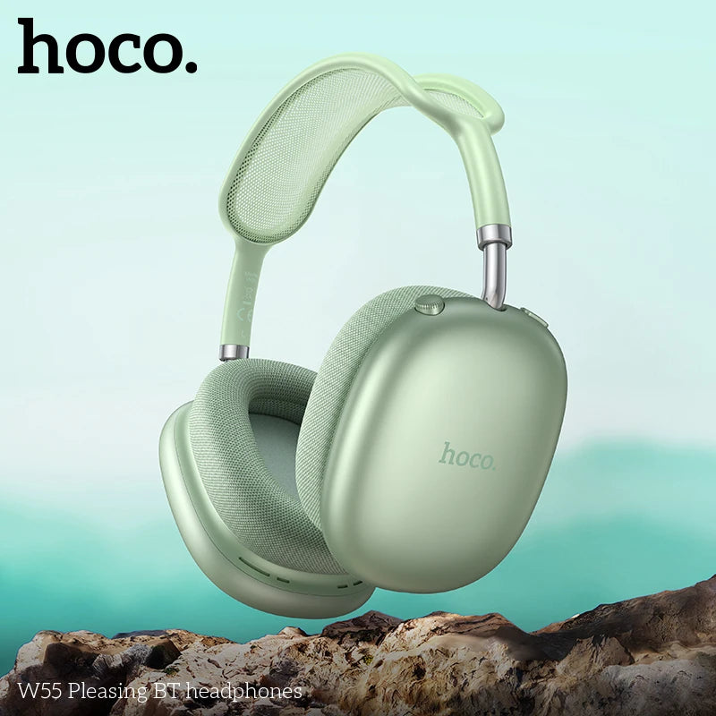 Wireless Over-Ear Bluetooth Headphones with Microphone, HiFi Stereo Sound, 40mm Drivers