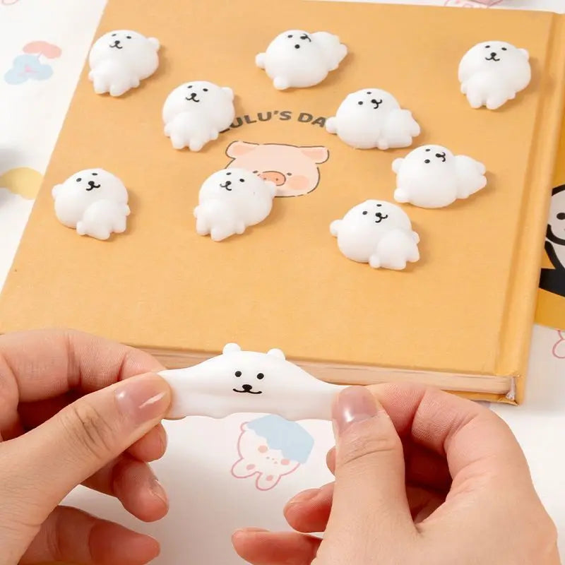 Self Deprecating Bear Stress Relief Toy - Cute Expression for Kids & Adults