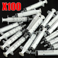 Disposable Plastic Syringe Set for Kitchen Cooking 100 pcs - Multiple Sizes