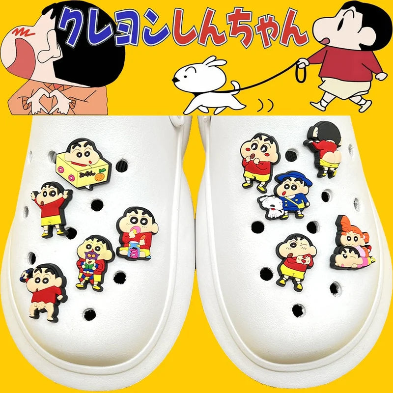 Kawaii Anime Shoe Buckles for Sandals Sneakers - 10/21 Pcs Decorative Clips