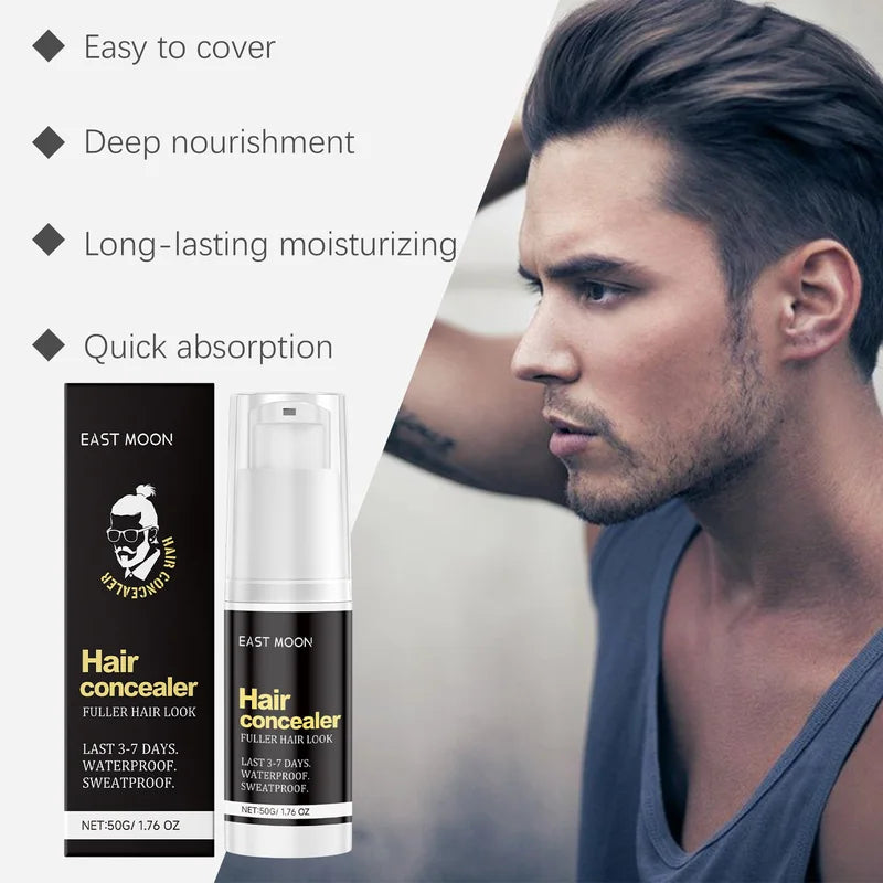 Men Waterproof Hair Concealer for Hairline & Root Cover Up - 50g