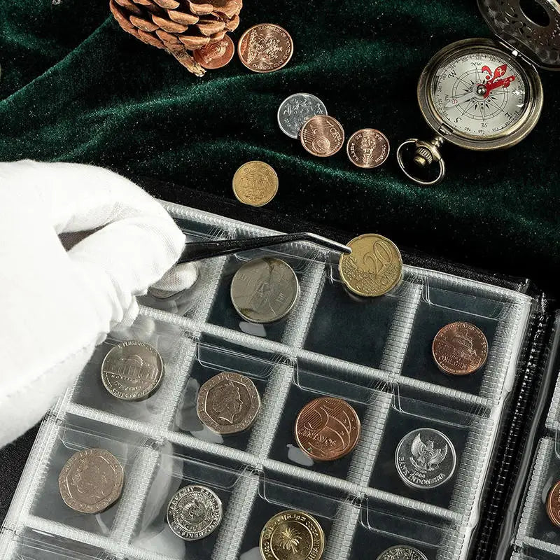 Coin Collectible Organizer Album Storage Book for Collectors