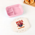 Kids Lunch Box Bento Container with Dinnerware - Cute & Portable Food Storage