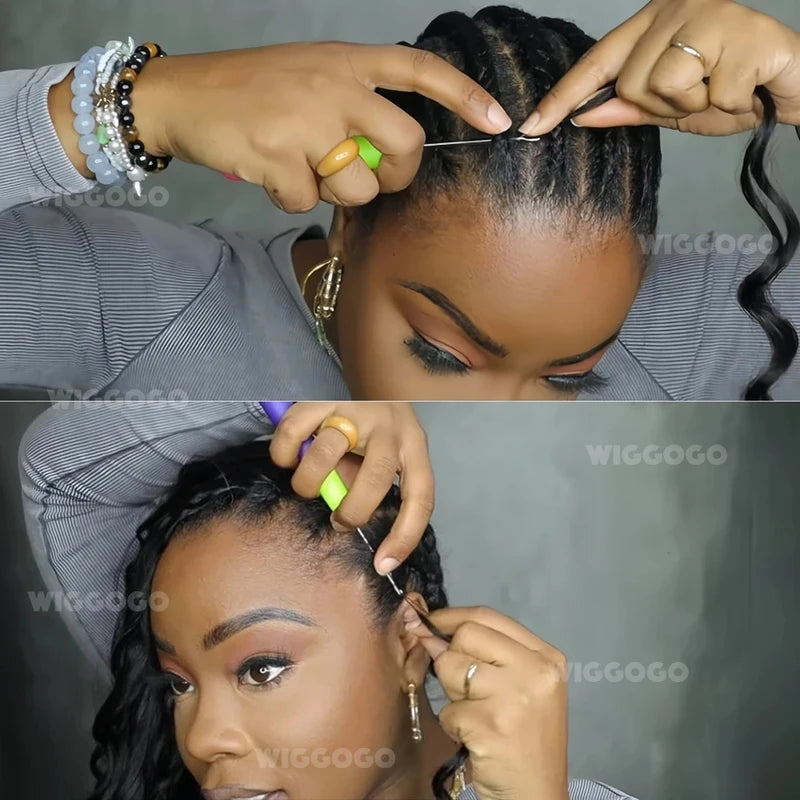 Lightweight Body Wave Crochet Hair Extensions Knotless Pre-Separated for Braids & Twists