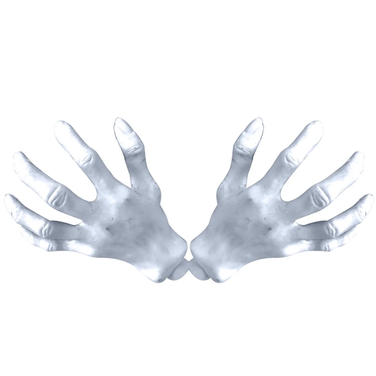 Realistic Life Size Skeleton Hands Halloween Horror Prop - 2 Pack