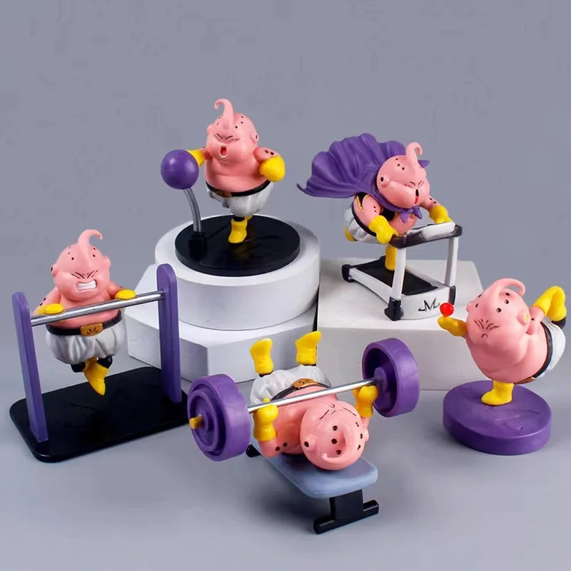 Dragon Ball Z Buu Action Figure Set - PVC Collectible Toy Figures, 5 Pieces