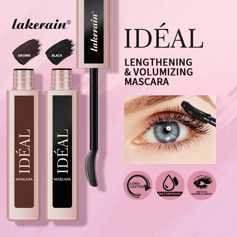 Lengthening & Volumizing Mascara - Clump-Free, Long Lasting, Suitable for All Skin Tones