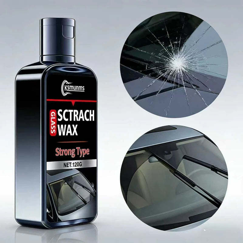 120G Car Glass Scratch Wax for BMW and Toyota - Long-Lasting Scratch Removal & Clarity Restoration