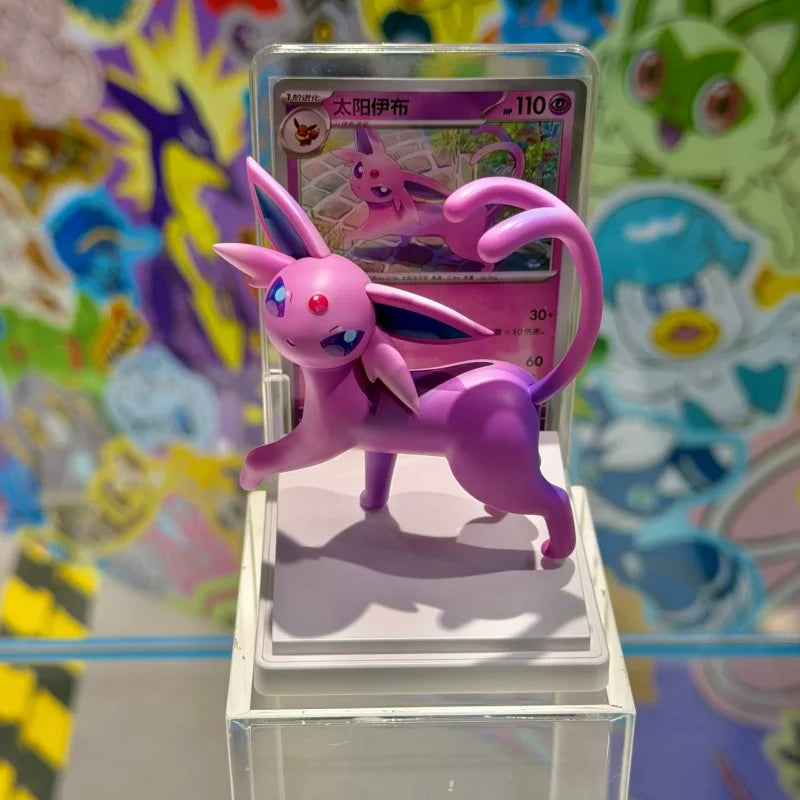 Collectible Trading Card Game Figure Set Eevee Illustration Series - Surprise Toys