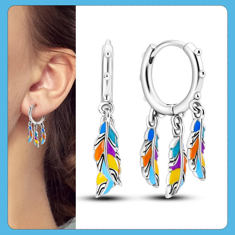 Sterling Silver Heart Earrings for Women & Girls - Hoop & Stud Jewelry Gift