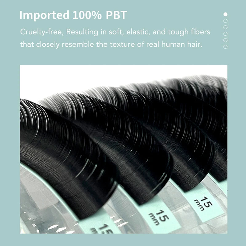 Wholesale 10-Tray Eyelash Extension Kit with Natural Soft Mink Lashes - Multiple Variants