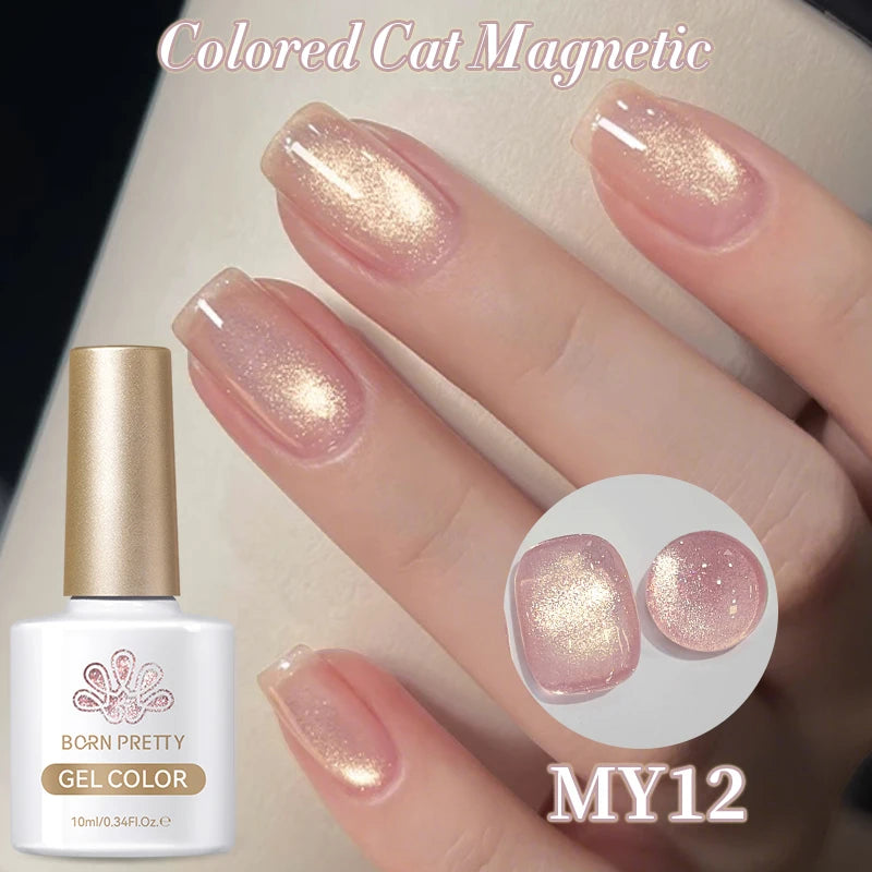 Magnetic Gel Nail Polish 10ml for Nail Art & Manicure with Cat Effect
