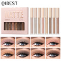 8-Color Matte Liquid Eyeshadow Set Waterproof & Long-Lasting Makeup