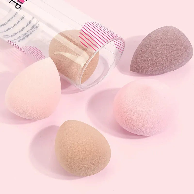 5PCS Makeup Sponge Blender Set for Foundation Concealer Powder and Cream - Multi-Color