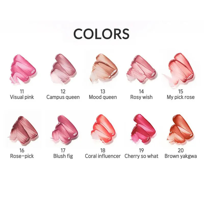 Moisturizing Lip Tint - Glossy Hydration Lock, Natural Blend, Korean Cosmetics