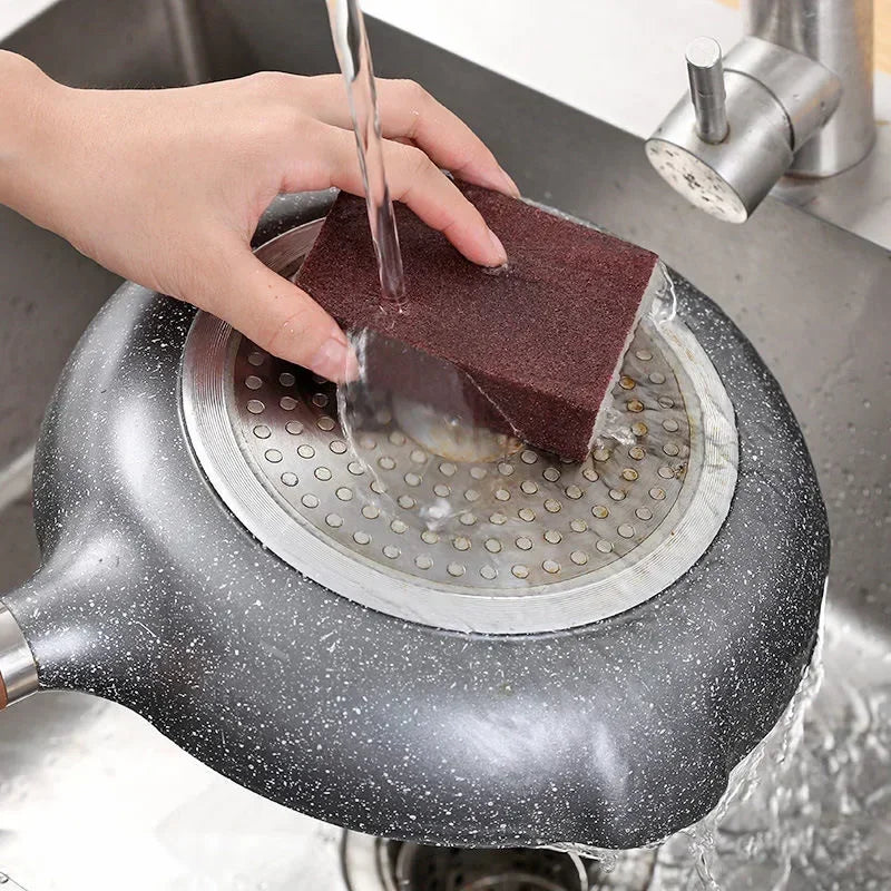 Rust Removal Sponge Set for Kitchen & Household Cleaning - Multiple Colors