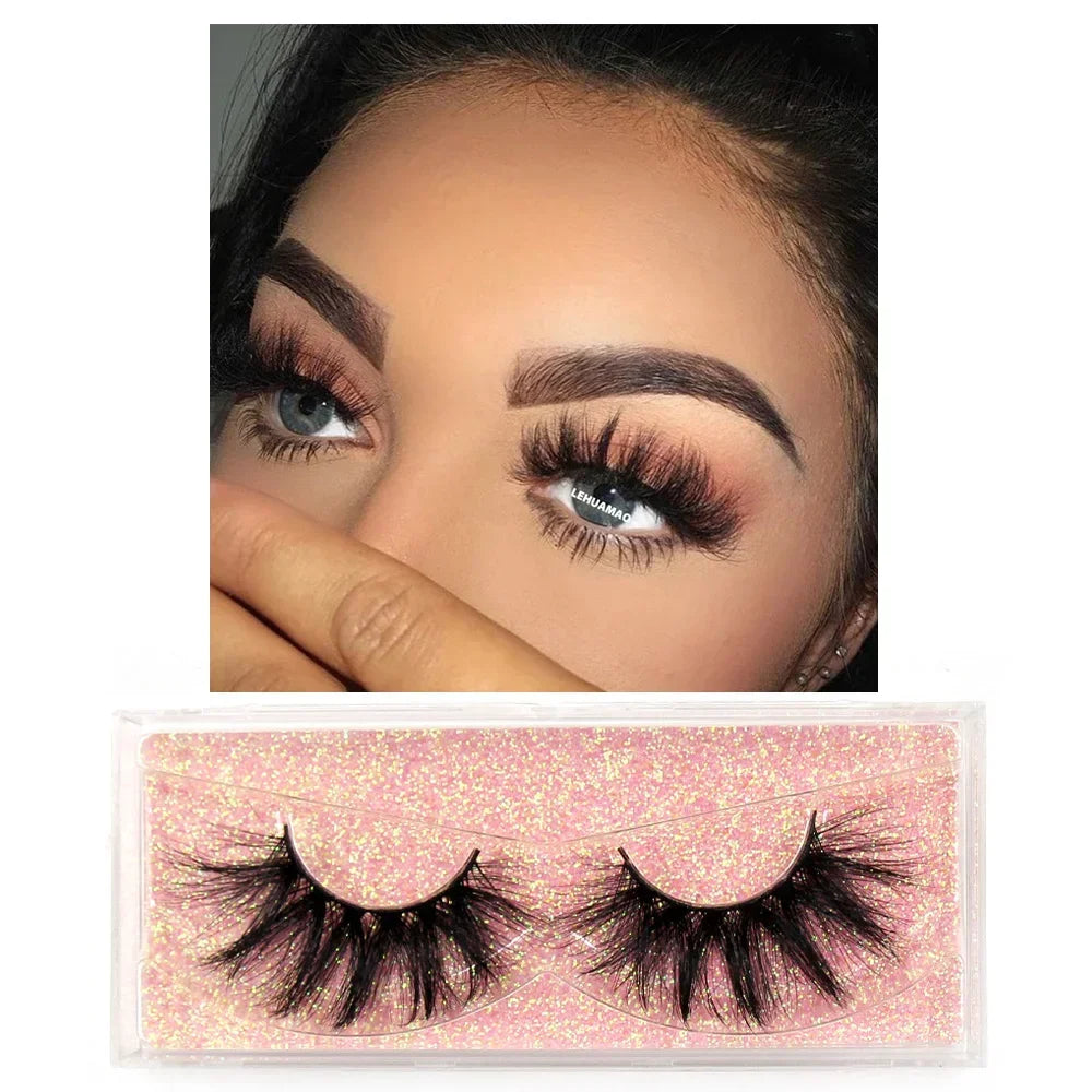 3D Mink False Eyelashes - Cruelty-Free, Reusable, Dramatic & Natural Styles