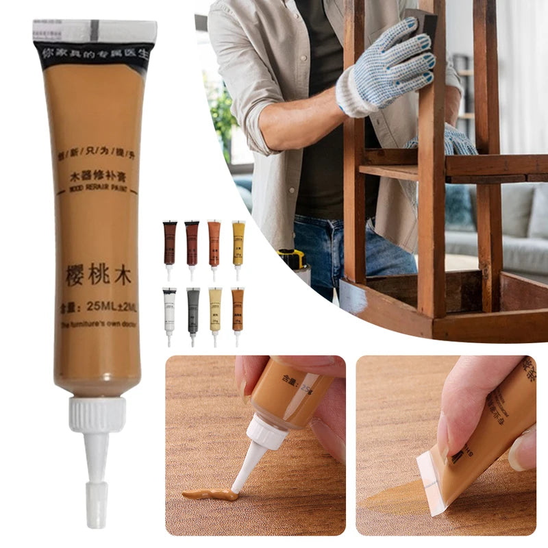 Multicolor Wood Repair Paste for Furniture & Floor Scratch Fix - 25g