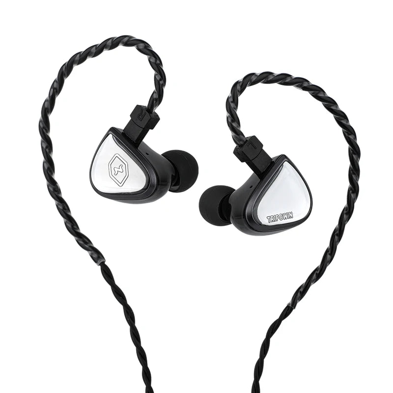 High-Quality Titanium Diaphragm IEM Earphones with Audiophile Cable