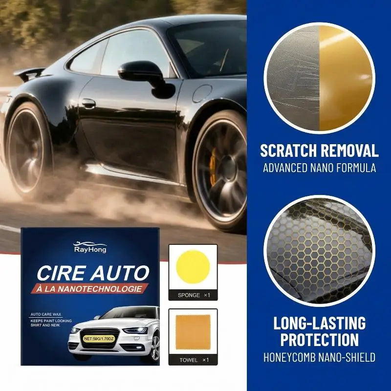 Car Wax Kit Paint Polishing Paste Anti-UV & Scratch Protection for Car Detailing