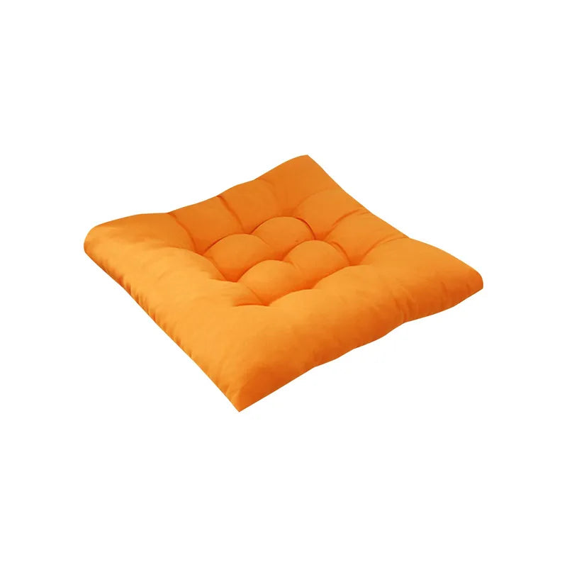 40x40cm Square Seat Cushion with Ties - Soft Comfortable Chair Pad for Home Office Car