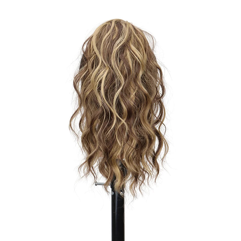 Short Curly Ponytail Hair Extension Claw Clip-In Hairpiece for Women