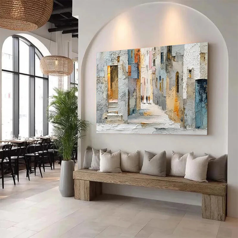 Abstract Oil Painting Wall Art Canvas for Living Room Modern Decor