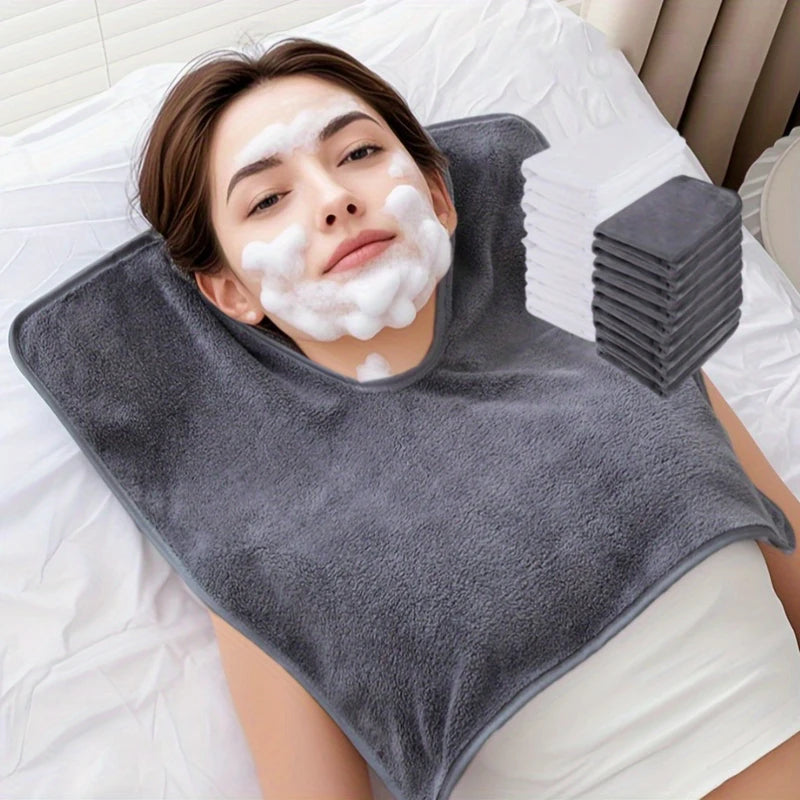 Spa Grade U-Shaped Face Towel for Skincare & Massage - Soft Beauty Towel