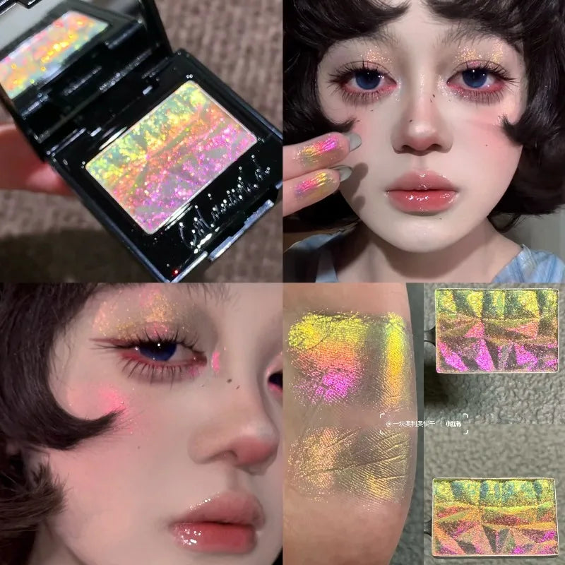 Vegan Gradient Eyeshadow Palette Waterproof & Long-Lasting – Easy Blending, Duochrome Shimmer Eye Makeup