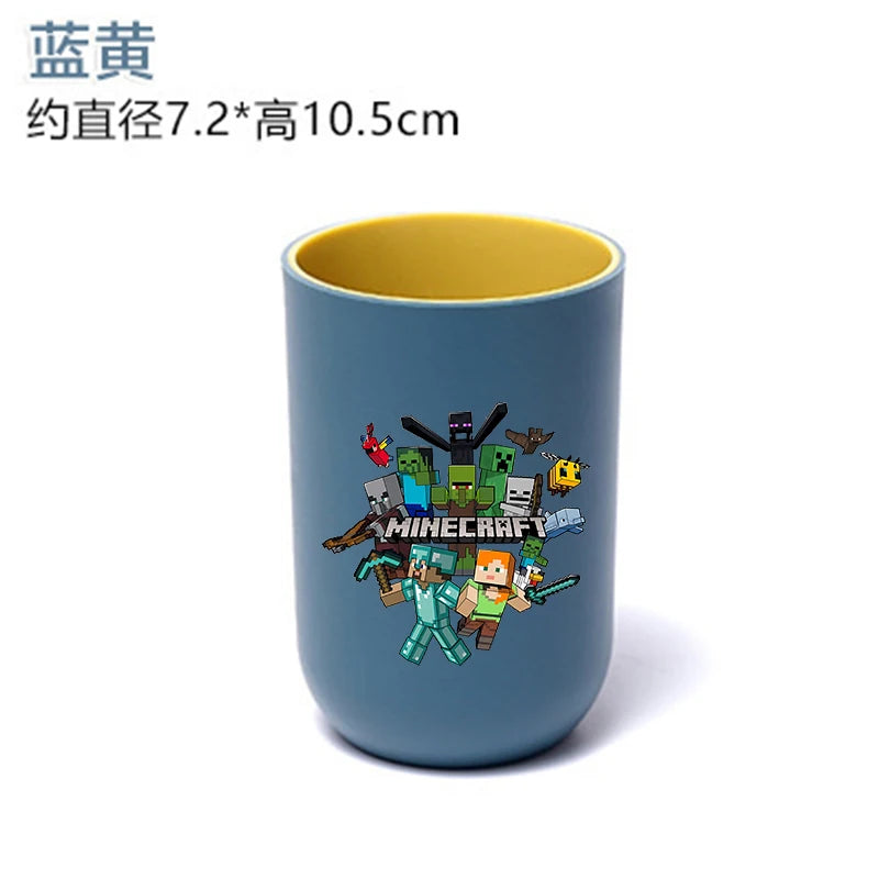 Pixel Game Man Water Cup for Fans - Rinse & Toothbrush Holder