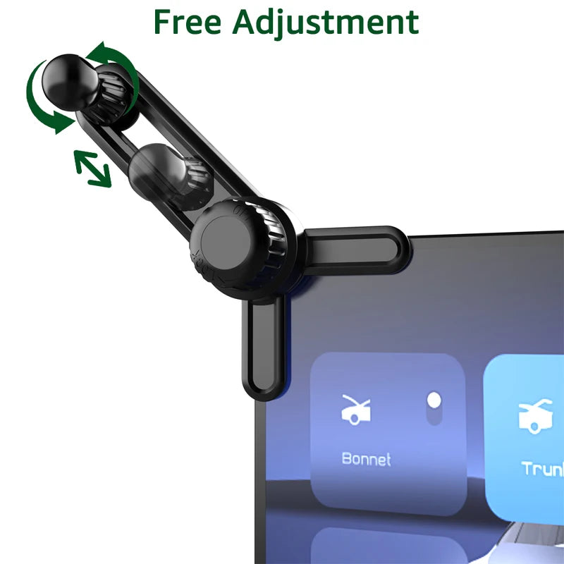 Universal Car Phone Mount with 17mm Ball Head and Sticker Base for Tesla