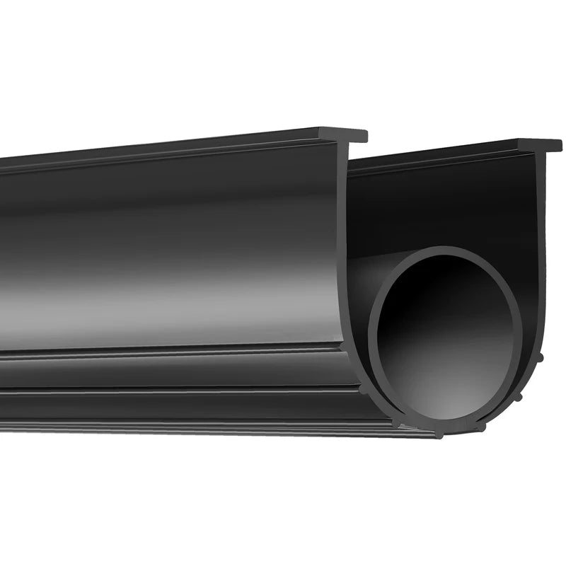 Garage Door Seal Rubber Weatherproof U-Shape Seal with O-Ring - 3m to 6m Lengths