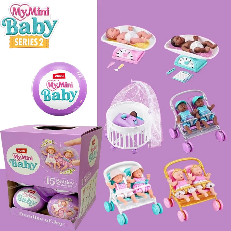 Miniature Mystery Doll Capsule Set - Collectible Toys for Kids