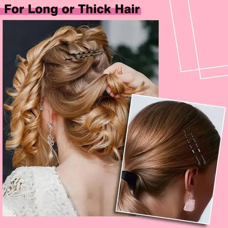 Set of 60/600 Metal Hair Pins U-Shaped Bobby Pins for Styling and Hair Styling