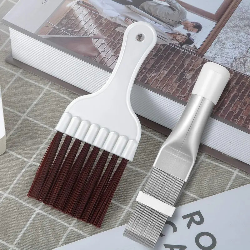 Multi-Function Dryer & Refrigerator Coil Cleaning Brush Set - Metal Radiator Coil Tools